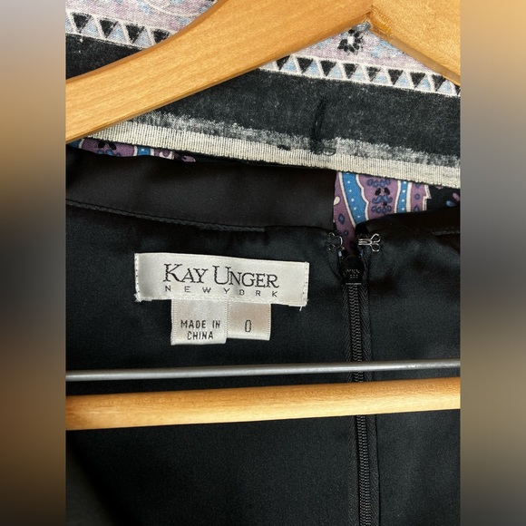 Kay Unger VTG satin twist cocktail dress - Picture 4 of 5